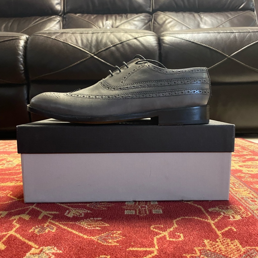 Nice grey and black shoes.